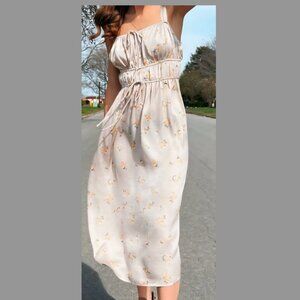 Champagne Floral Sundress